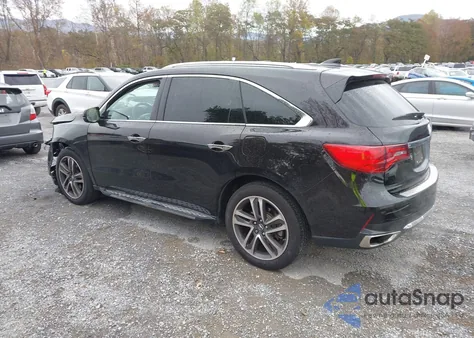 2017 Acura Mdx Advance Entertainment Pkgs z USA, uszkodzony, nr VIN 5FRYD4H9XHB032791